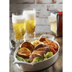 REVOL Plat Ovale Noir 24x16 cm Belle Cuisine Clearance