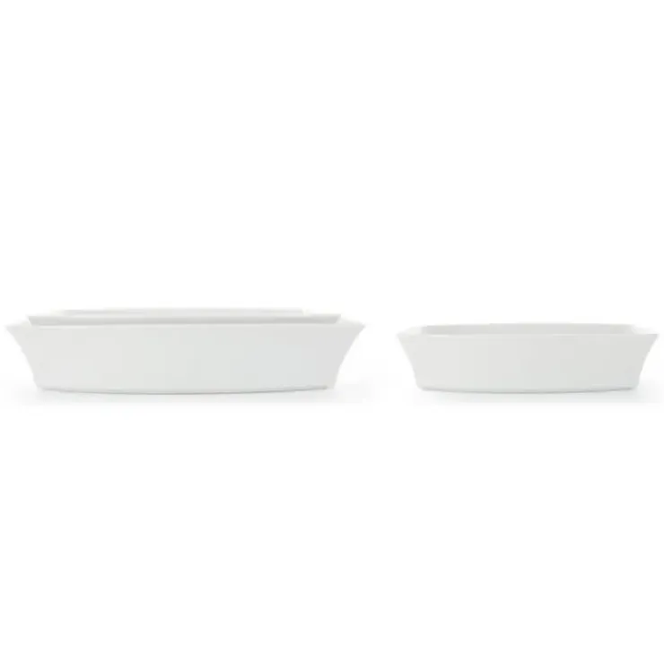 REVOL Plat Rectangulaire Blanc 28 x 18,5 cm Alexandrie Sale
