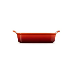 LE CREUSET Plat Rectangulaire Céramique 26 cm Cerise Hot