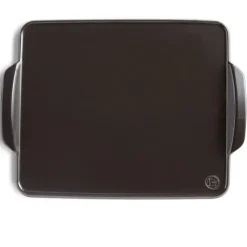 EMILE HENRY Plat Rectangulaire en Céramique 42.5x31.5 cm Fusain Hot