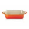 LE CREUSET Plat Rectangulaire en Fonte 37 cm Volcanique Hot