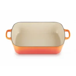 LE CREUSET Plat Rectangulaire en Fonte 37 cm Volcanique Hot
