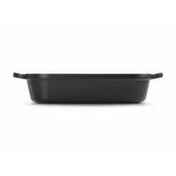 LE CREUSET Plat Rectangulaire en Fonte 37 cm Noir Mat Sale