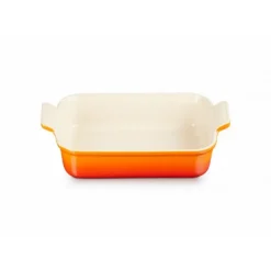 LE CREUSET Plat Rectangulaire Héritage en Céramique 26 cm Volcanique Tradition Discount