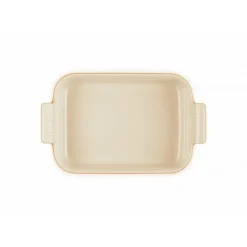 LE CREUSET Plat Rectangulaire Héritage en Céramique 26 cm Volcanique Tradition Discount