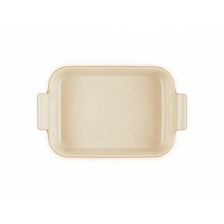LE CREUSET Plat Rectangulaire Héritage en Céramique 26 cm Volcanique Tradition Discount