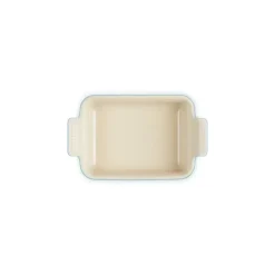 LE CREUSET Plat Rectangulaire Héritage en Céramique 32 cm Azur Tradition Clearance
