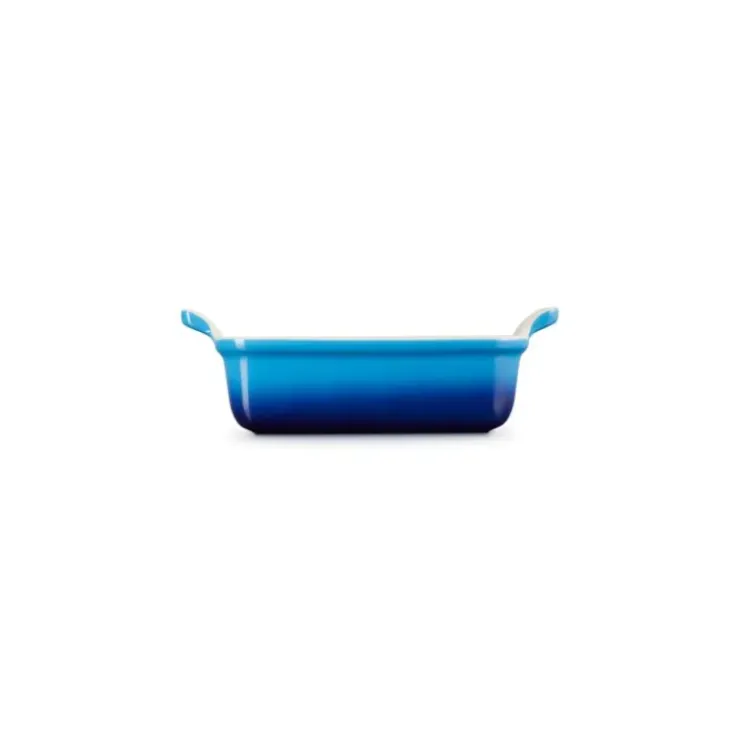 LE CREUSET Plat Rectangulaire Héritage en Céramique 26 cm Azur Tradition Clearance