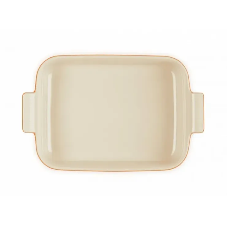 LE CREUSET Plat Rectangulaire Héritage en Céramique 19 cm Volcanique Tradition Best