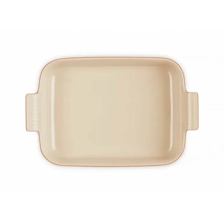 LE CREUSET Plat Rectangulaire Héritage en Céramique 32 cm Cerise Tradition Clearance