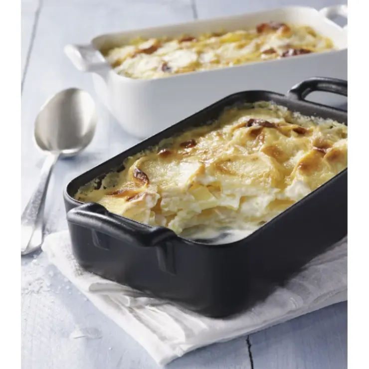REVOL Plat Rectangulaire Noir 19x13 cm Belle Cuisine Discount
