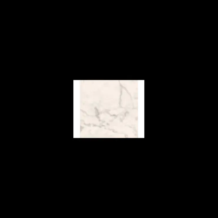 TOPALIT Plateau de Table Stratifié Moulé 70 x 70 cm Marbre Blanc Classic Line New