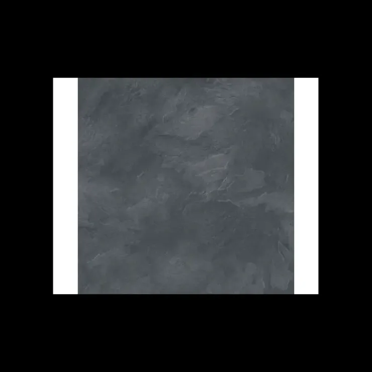 TOPALIT Plateau de Table Stratifié Moulé 60 x 60 cm Dark Slate Classic Line Outlet