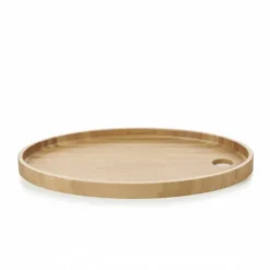 REVOL Plateau pour Assiette Ovale Bambou 36,5 x 25 cm Basalt New