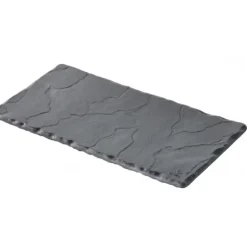 REVOL Plateau Rectangulaire Ardoise 20 x 10 cm Basalt Best