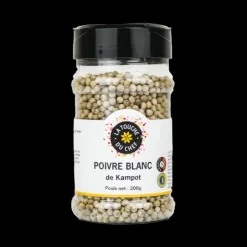 LA TOUCHE DU CHEF Poivre Blanc Kampot IGP 200 g Hot