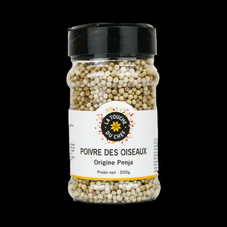 LA TOUCHE DU CHEF Poivre Blanc Penja des Oiseaux 200 g Sale