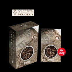 PEUGEOT Poivre Noir du Vietnam Tan Hoi Sachet 20 g (x4) Discount
