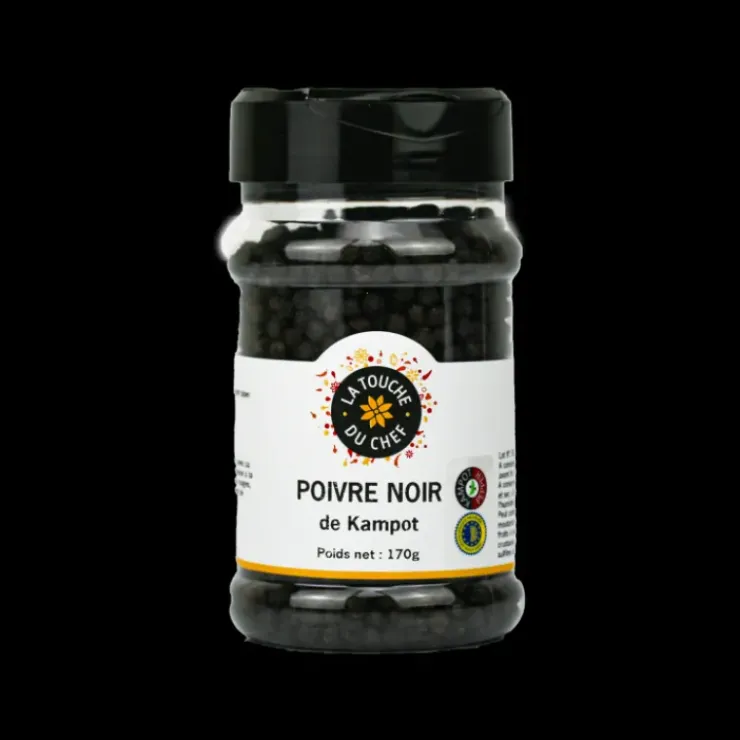 LA TOUCHE DU CHEF Poivre Noir Kampot IGP 170 g Hot