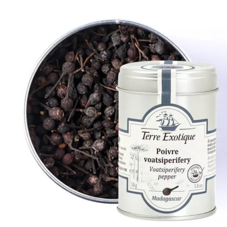 TERRE EXOTIQUE Poivre Noir Voatsiperifery 50 g New