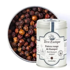 TERRE EXOTIQUE Poivre Rouge de Kampot 50 g Hot