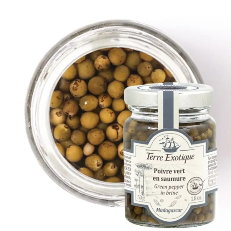 TERRE EXOTIQUE Poivre Vert en Saumure 50 g Sale