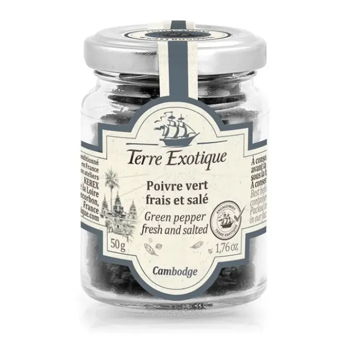 TERRE EXOTIQUE Poivre Vert Frais et Salé 50 g Discount