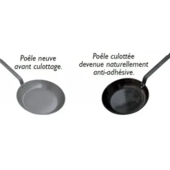 DE BUYER Poêle Ø 26 cm Minéral B Element - Poêles en Fer Sale