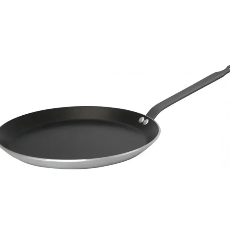 DE BUYER Poêle à Crêpe ø30 cm Antiadhésive Choc Resto Induction Hot