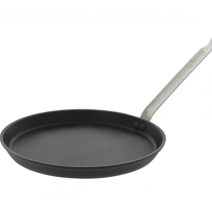 DE BUYER Poêle à Crêpes Anti Adhésive Ø 26 cm Choc Intense Hot