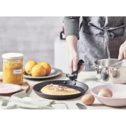 DE BUYER Poêle à Crêpes Anti Adhésive Ø 30 cm Choc Intense Amovible Discount