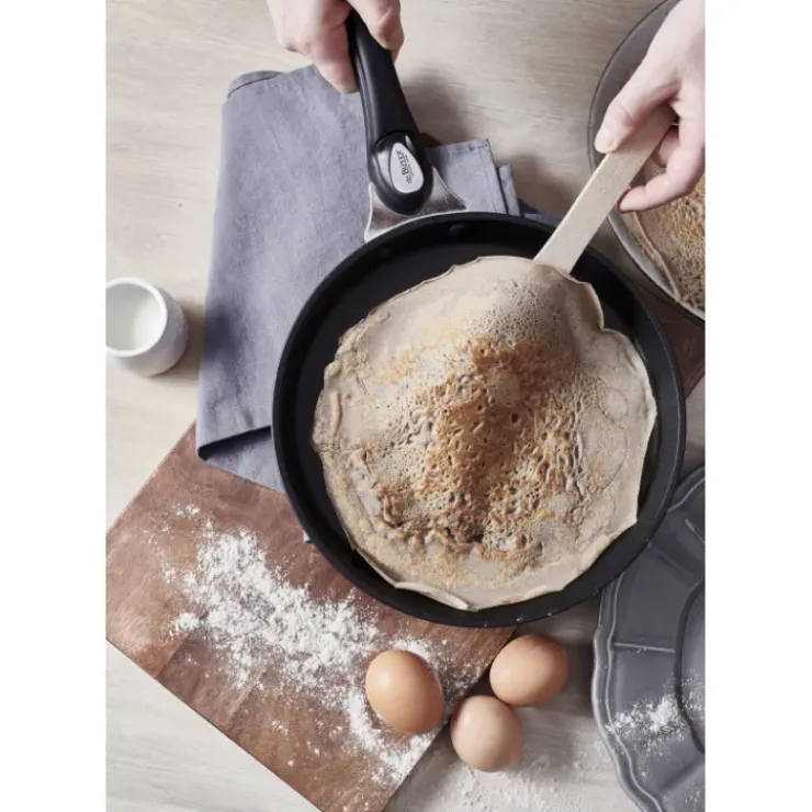 DE BUYER Poêle à Crêpes Anti Adhésive Ø 30 cm Choc Intense Amovible Discount