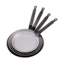 DE BUYER Poêle à Crêpes Carbone Plus Ø 26 cm , Tôle Acier, Queue Feuillard Outlet