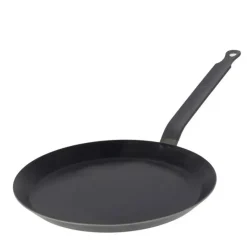 DE BUYER Poêle à Crêpes Tôle Bleue Ø 18 cm Outdoor Best