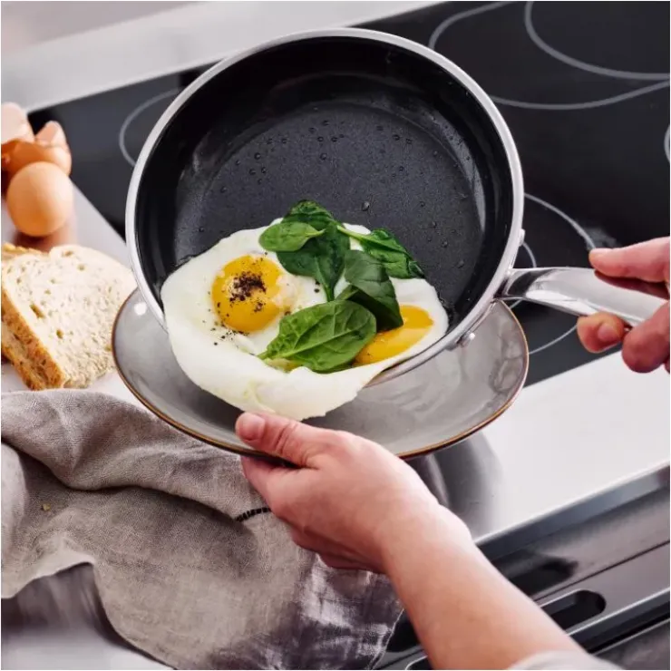 GREENPAN Poêle à Frire Inox Ø 30 cm PREMIERE Hot