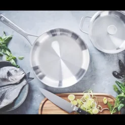 KITCHENAID Poêle à Frire Inox 24cm Discount