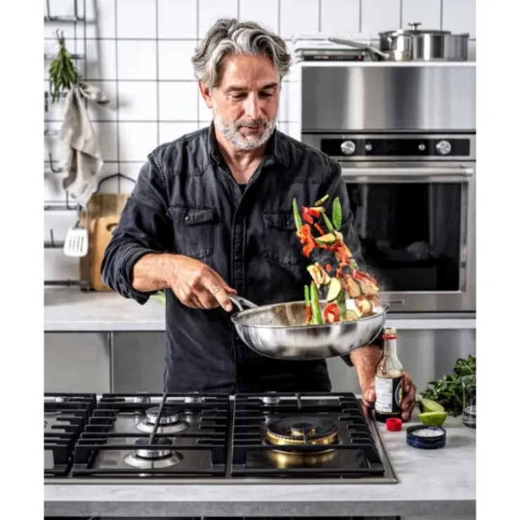 KITCHENAID Poêle à Frire Inox 24cm Discount