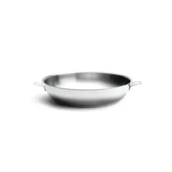 DE BUYER Poêle à Frire tout Inox sans Queue Ø 28 cm Twisty