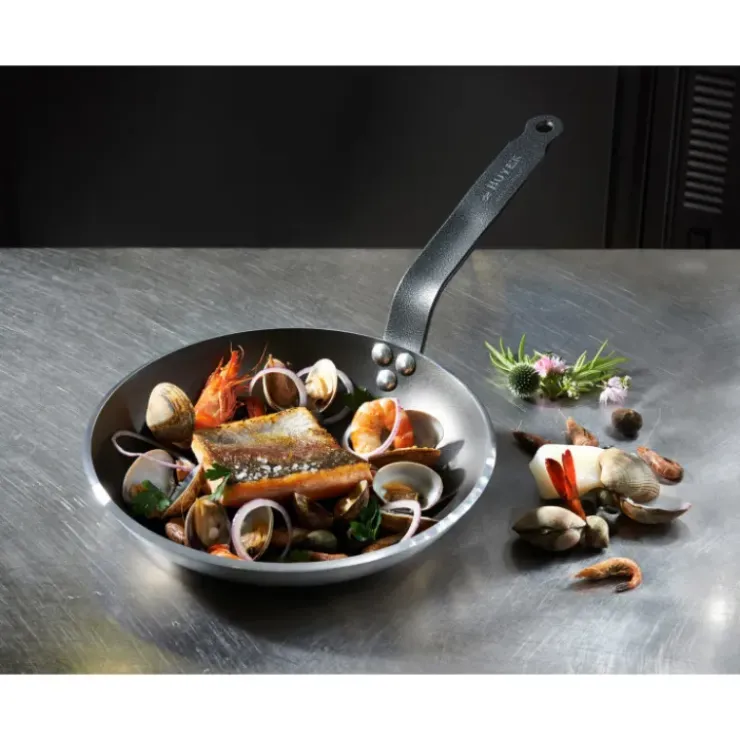 DE BUYER Poêle Antiadhésive ø28 cm Choc Resto Induction New