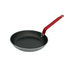 DE BUYER Poêle Antiadhésive ø32 cm HACCP Rouge Choc Resto Induction