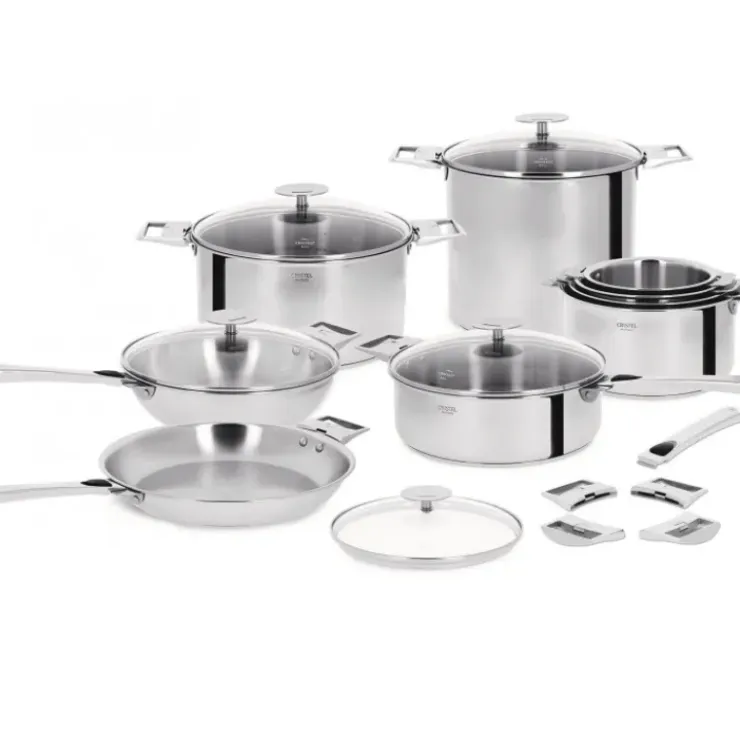 CRISTEL Poêle Casteline Ø 32 cm Manche Amovible Anti-Adhésive Inox Online