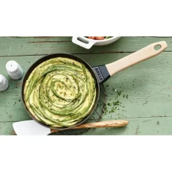 STAUB Poêle en Fonte Noir 20 cm Manche Bois Clearance