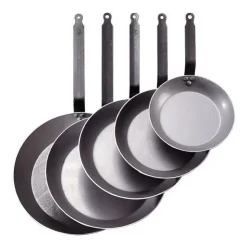 DE BUYER Poêle Lyonnaise Carbone Plus Ø 36 cm , Tôle, Queue Feuillard Clearance