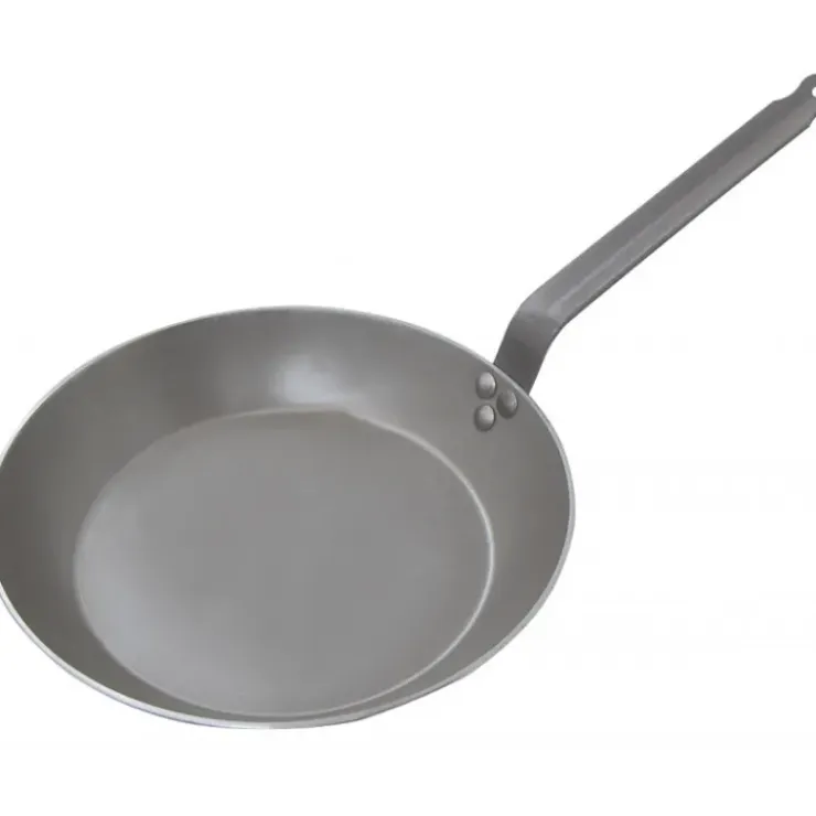 DE BUYER Poêle Lyonnaise Carbone Plus Ø 26 cm , Tôle, Queue Feuillard Best