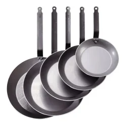 DE BUYER Poêle Lyonnaise Carbone Plus Ø 30 cm , Tôle, Queue Feuillard Online