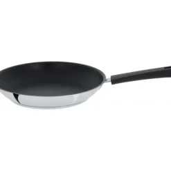 CRISTEL Poêle Mutine Ø 24 cm Manche Fixe Anti-Adhésive Inox Best