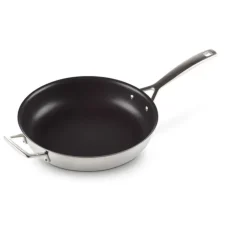 LE CREUSET Poêle Profonde Antiadhérente Inox 28 cm