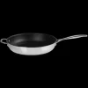 LE CREUSET Poêle Profonde Inox 28 cm Anti-Adfhérente Outlet