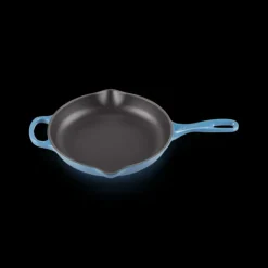 LE CREUSET Poêle Skillet Rond 23 cm Azur Outlet