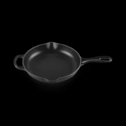 LE CREUSET Poêle Skillet Rond 23 cm Noir Mat New